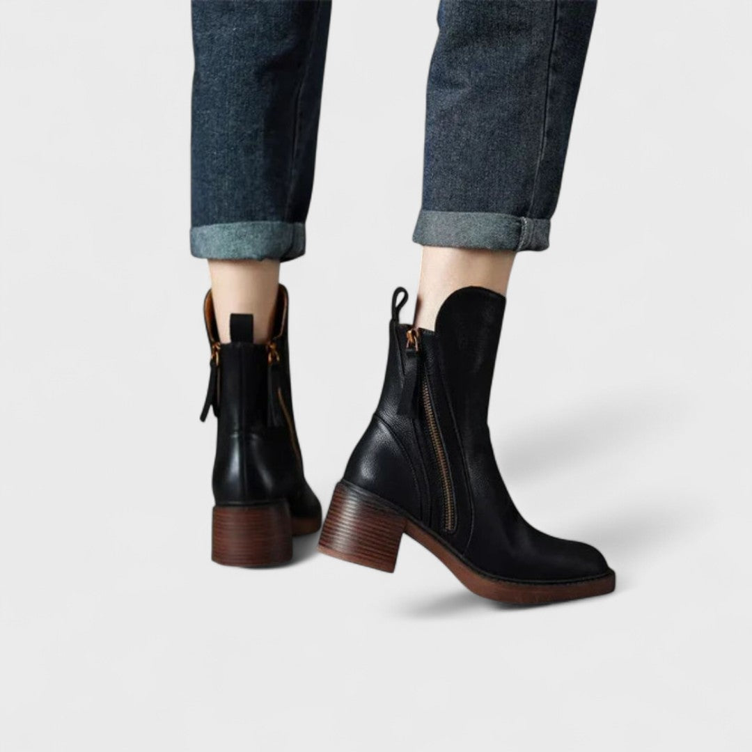 Garciel - Elegantes Botines de Cuero