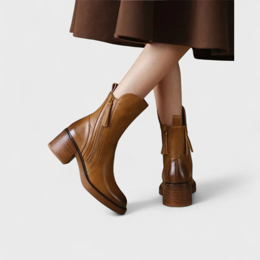 Garciel - Elegantes Botines de Cuero