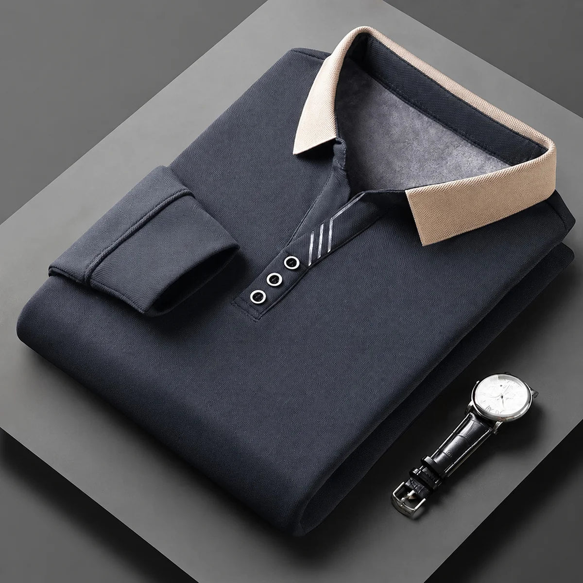 Flavio | Polo Mangas largas con cuello