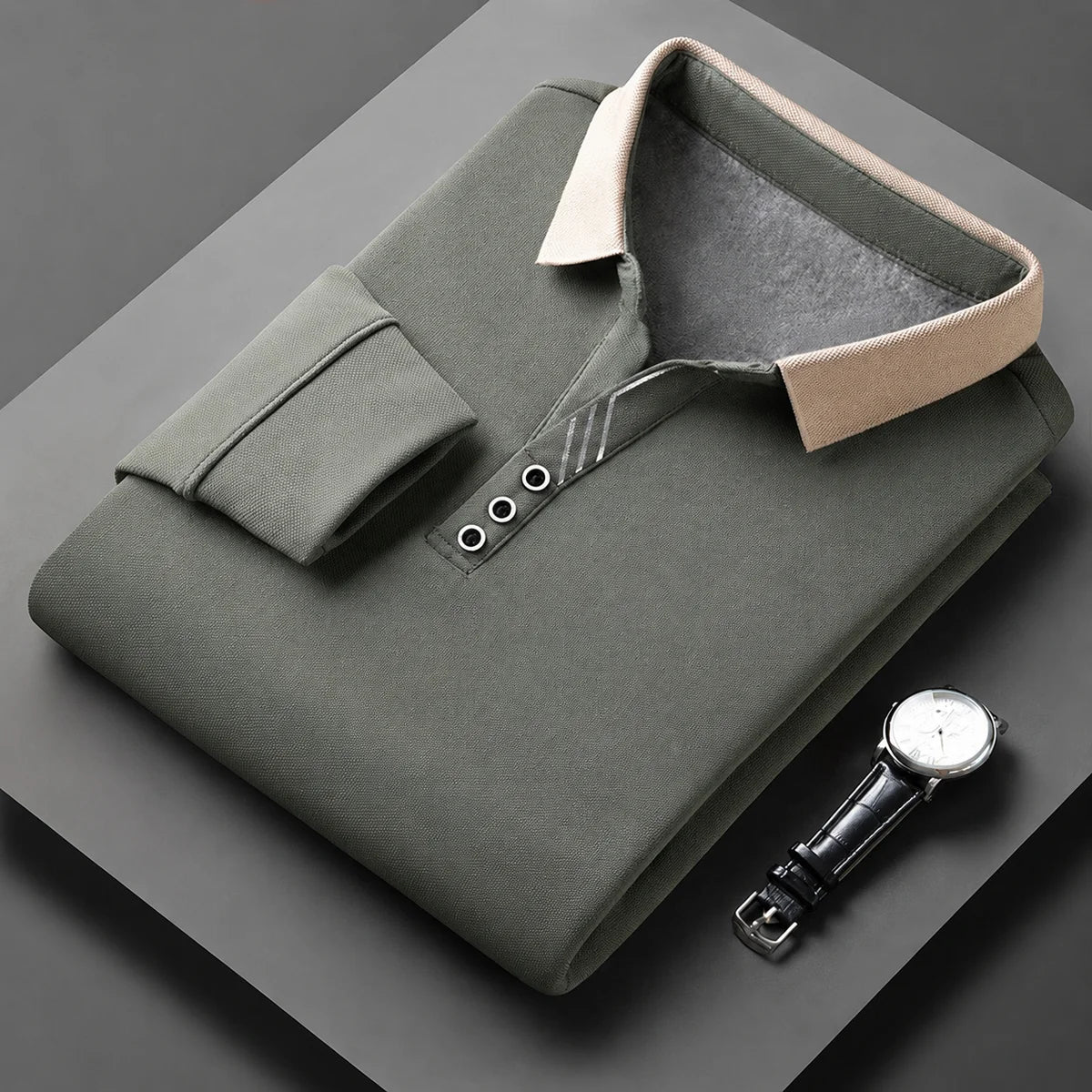 Flavio | Polo Mangas largas con cuello