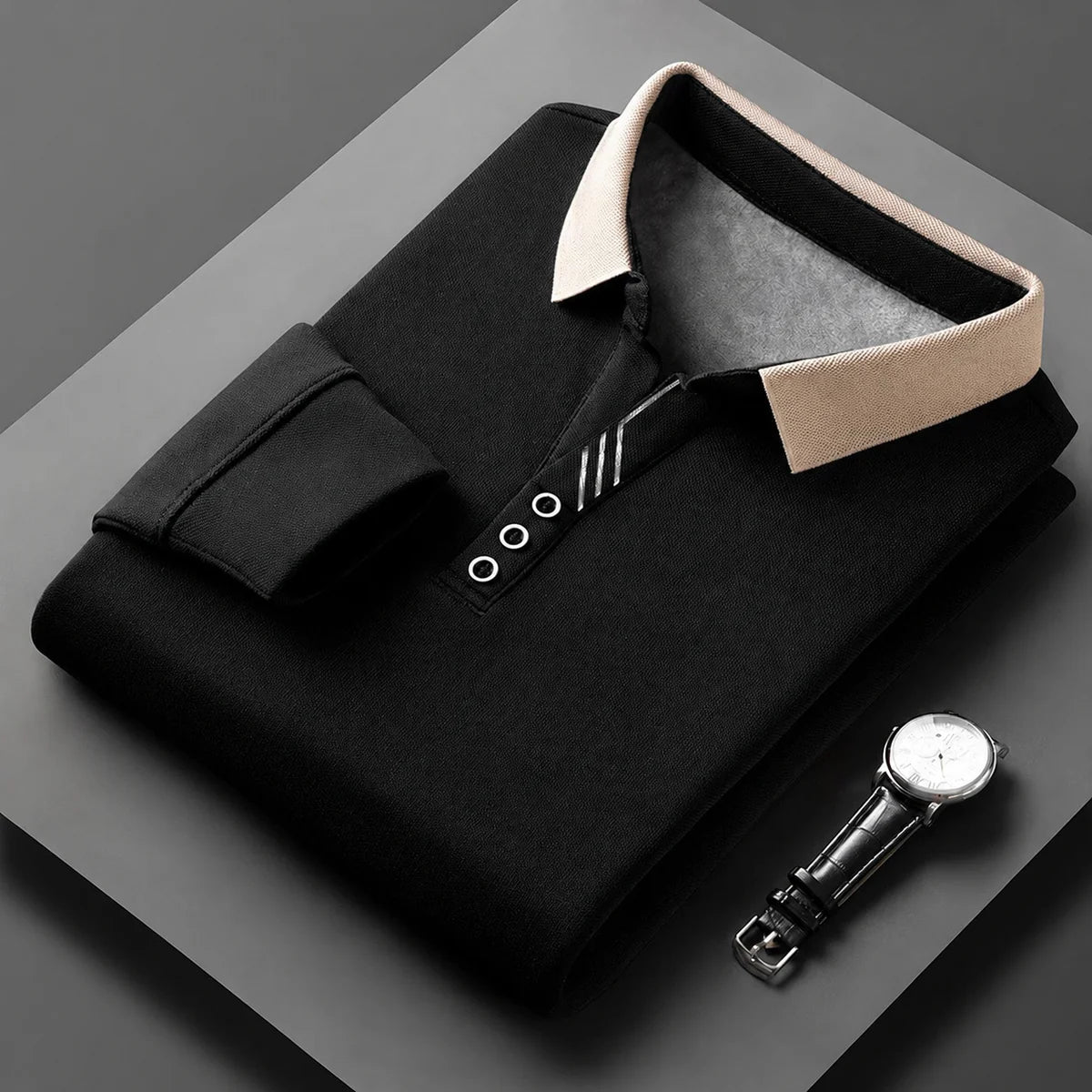Flavio | Polo Mangas largas con cuello