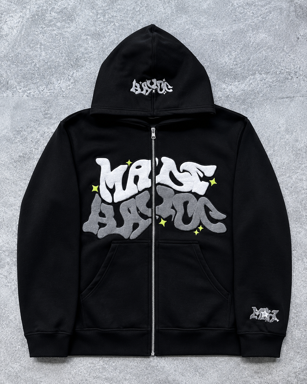 Sudadera con Capucha y Cremallera