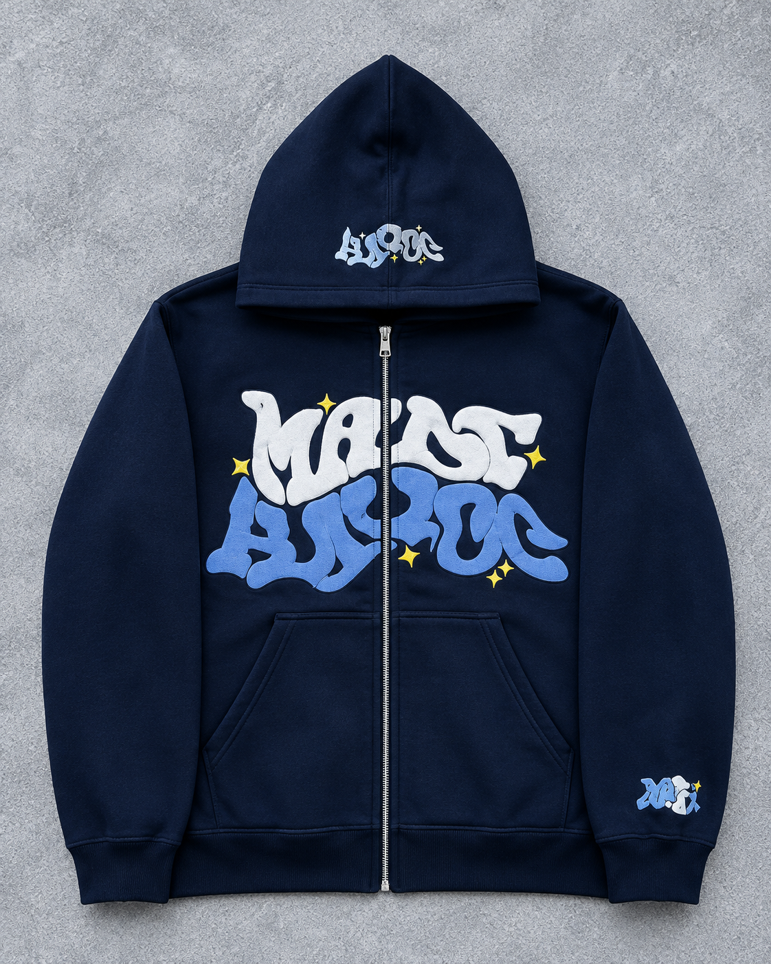 Sudadera con Capucha y Cremallera
