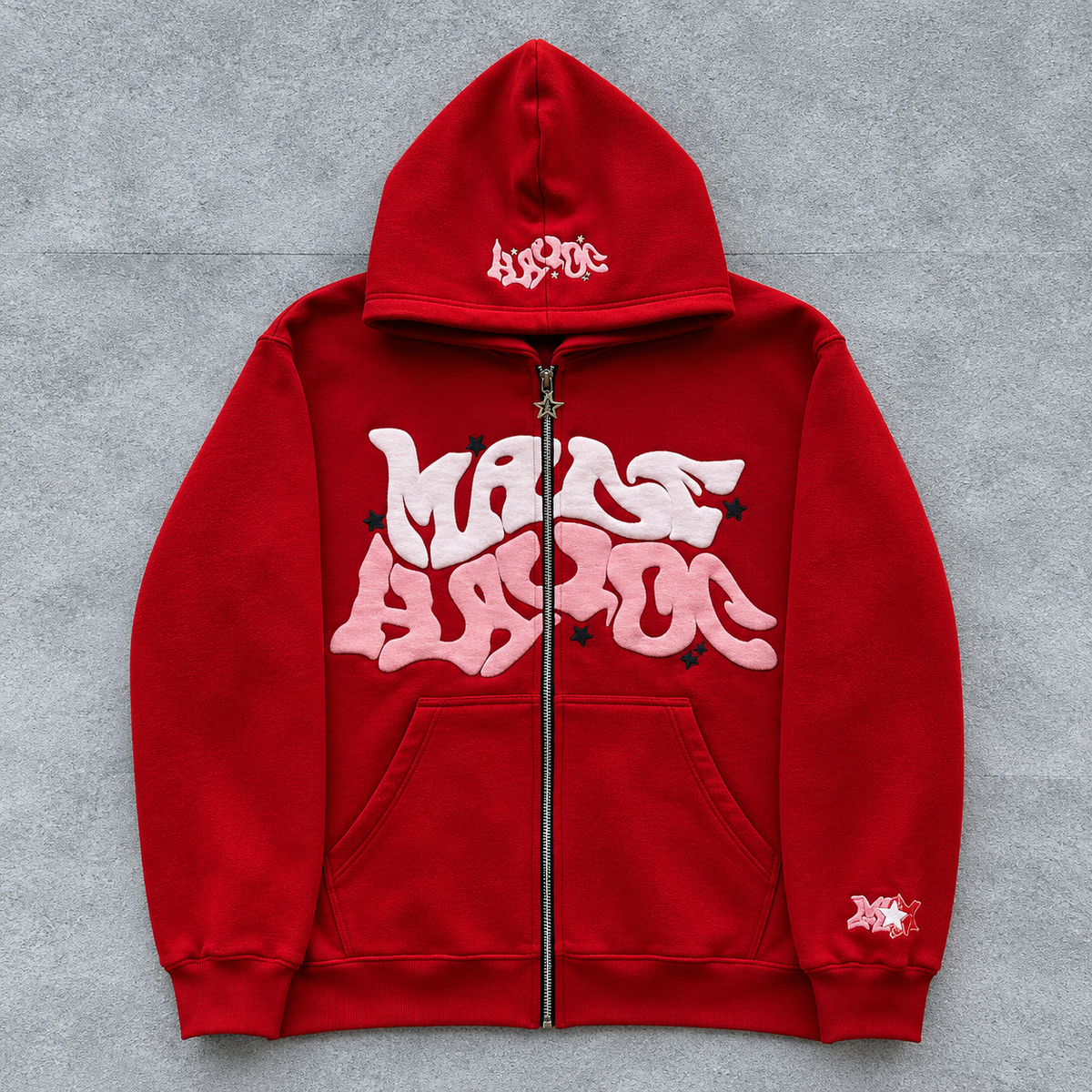 Sudadera con Capucha y Cremallera
