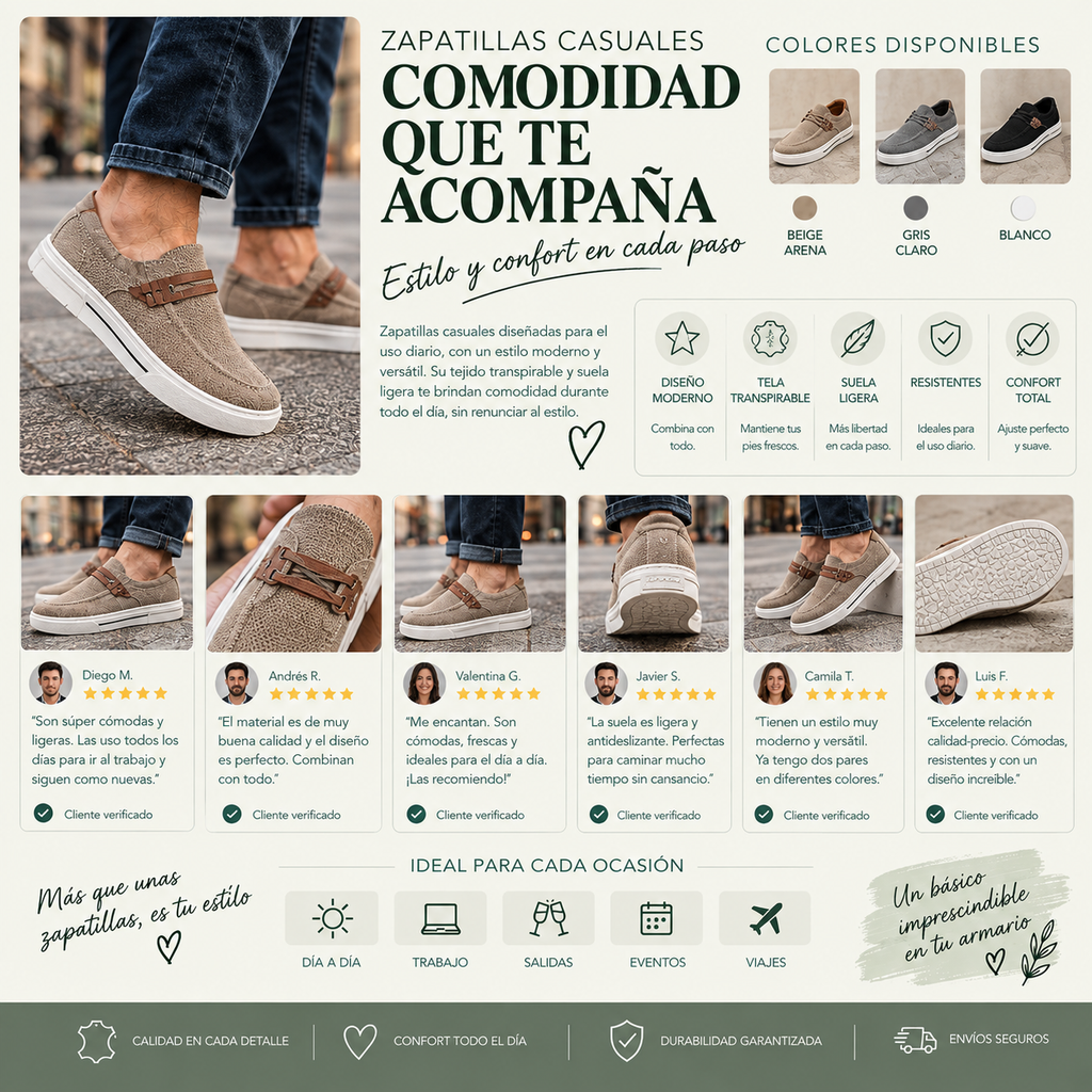 Nicolas | Zapatillas transpirables de punto