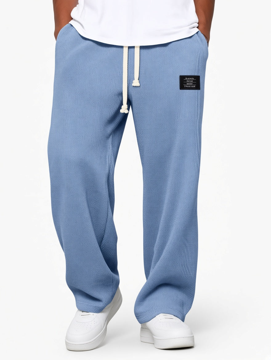 Pantalones suaves de pierna ancha