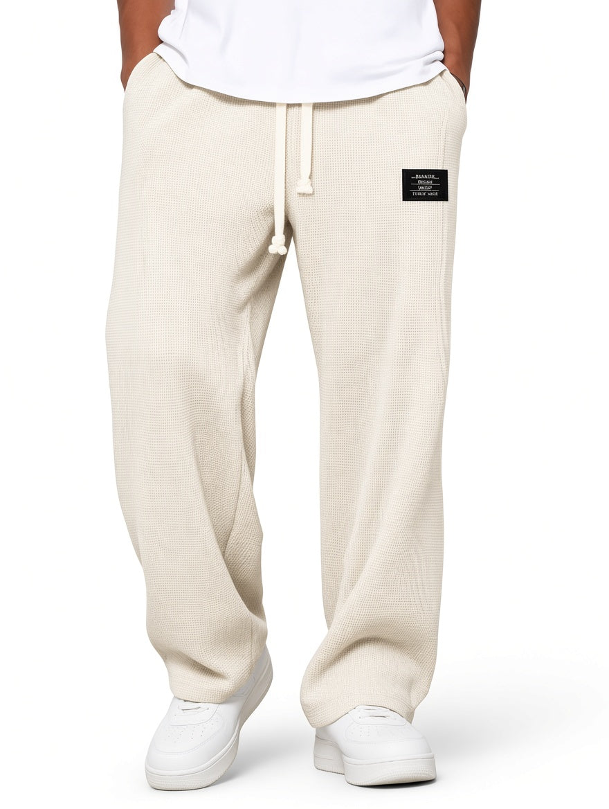 Pantalones suaves de pierna ancha