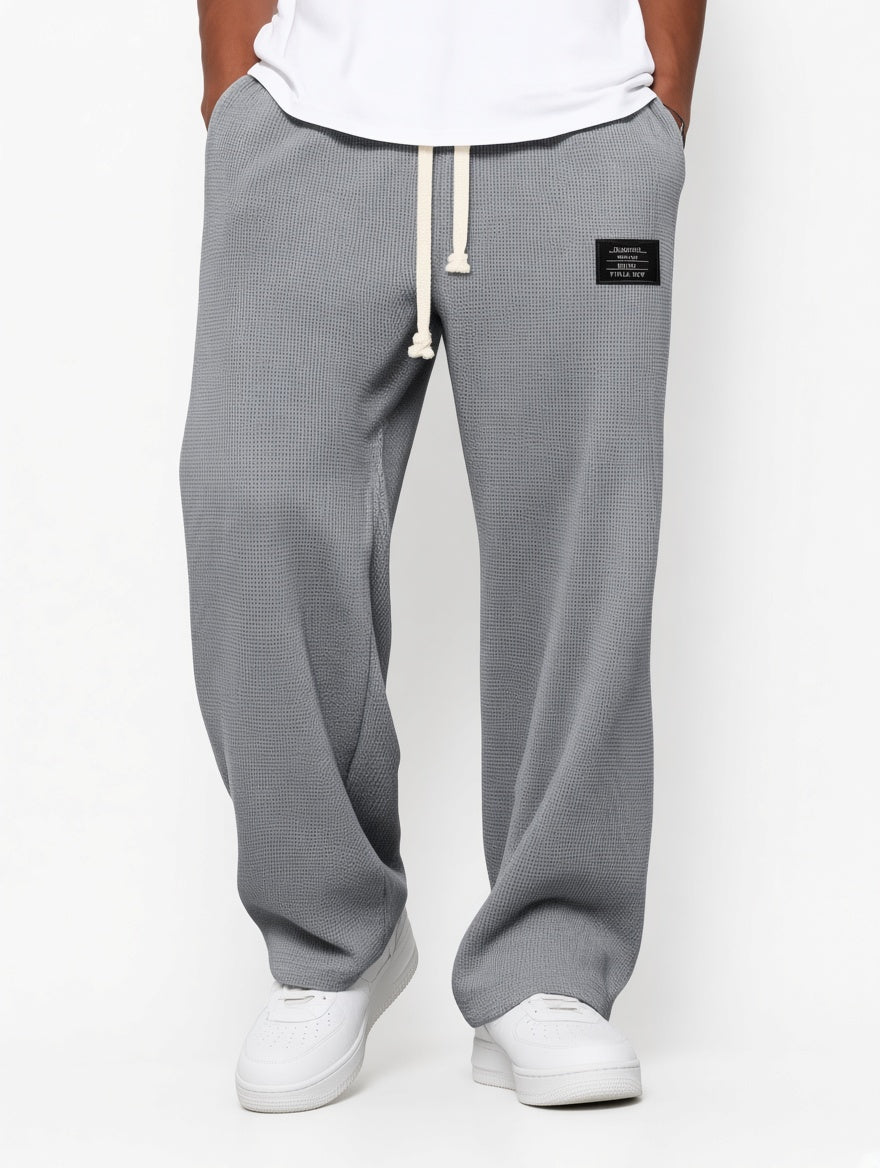 Pantalones suaves de pierna ancha