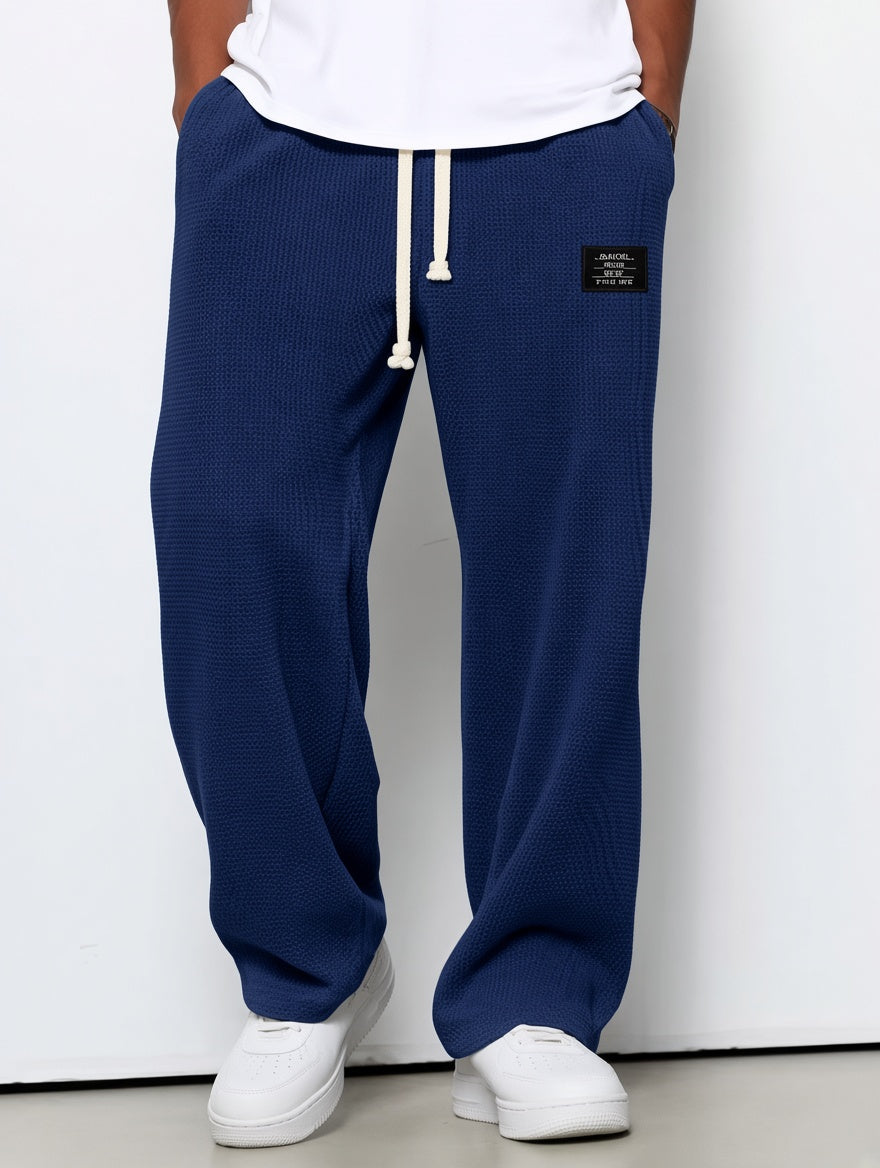 Pantalones suaves de pierna ancha