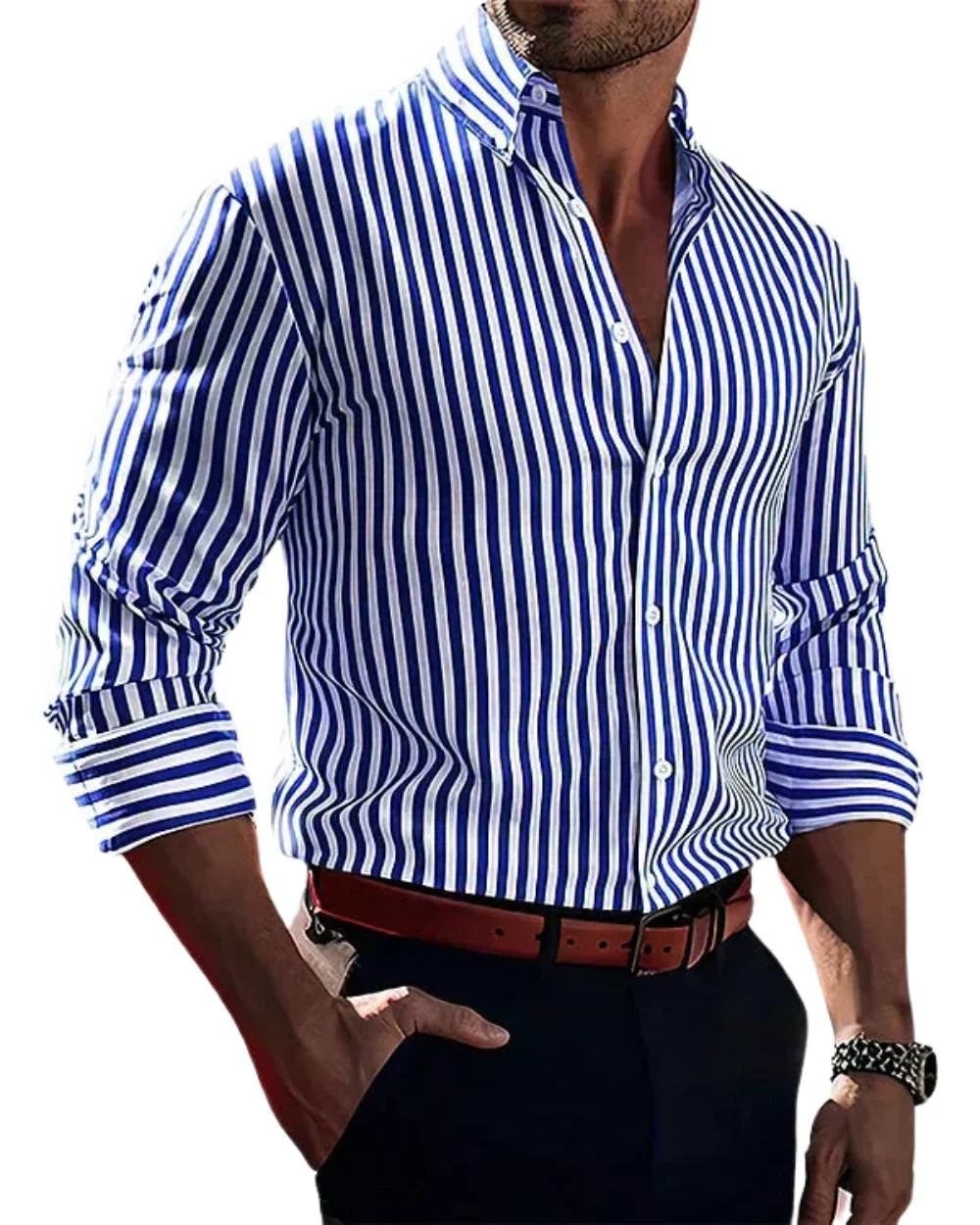 Cristiano | Camisa de rayas elegante