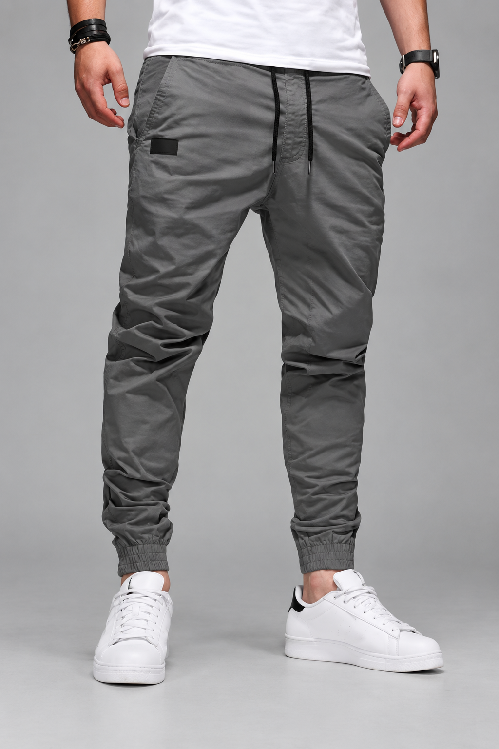 Pantalones cargo elásticos