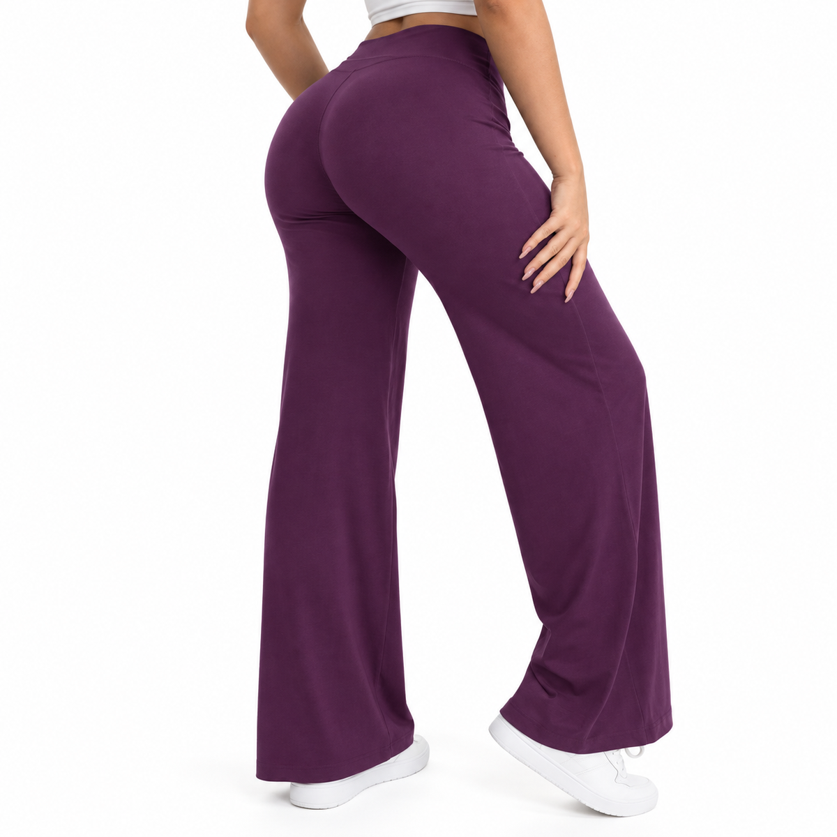 Cómodos pantalones elásticos