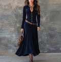 Elara | Vestido Largo de Terciopelo Elegante