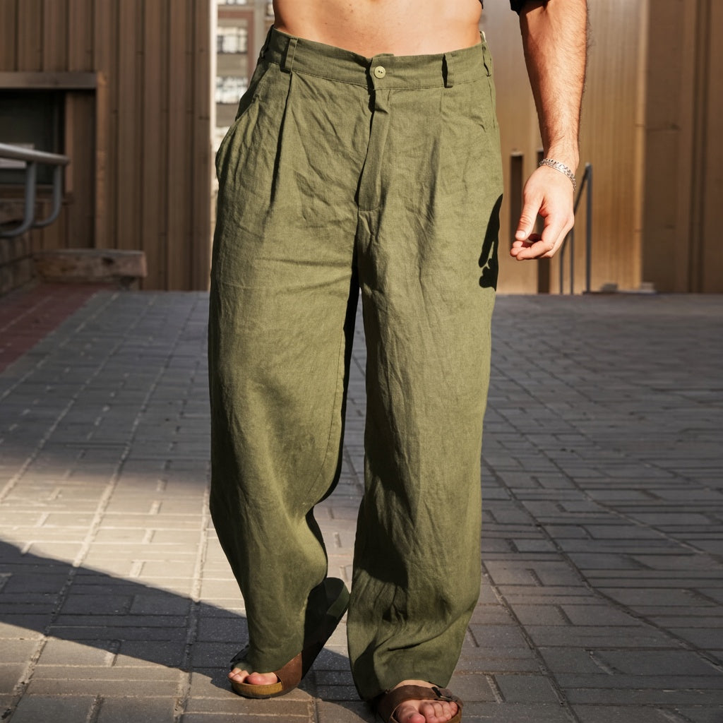 Padua | Pantalones de lino casuales